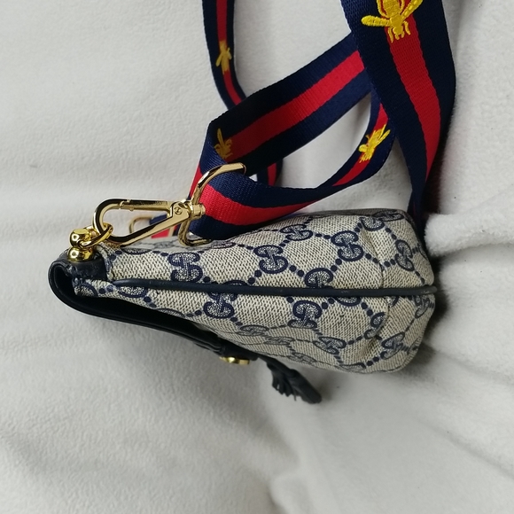 Gucci Blue and Red Crossbody Bag - Picture 8 of 13